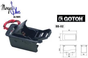 GOTOH COMPARTIMENTO DE BATERIA 9V