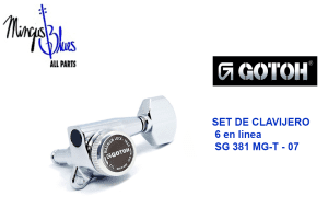 SET GOTOH SG381 07- 6 en linea CON BLOQUEO (CROMADO)
