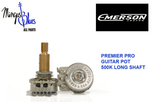 Emerson Custom Premium Potenciometro - 500k Long Split Shaft