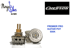 Emerson Custom Premium Potentiometer - 500k Split Shaft