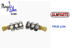 ALLPARTS True Lok – Set de Clavijeros Vintage 3X3 – Con Bloqueo
