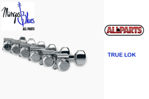 ALLPARTS True Lok - Set de Clavijeros 6 en linea - Con Bloqueo