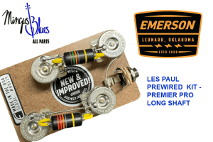 Emerson Custom Les Paul Prewired Kit with Long Shaft Pots