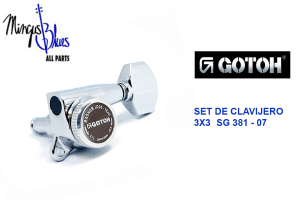 SET GOTOH SG 381-MGT 3X3 - 07 LOCKING - CROMADO