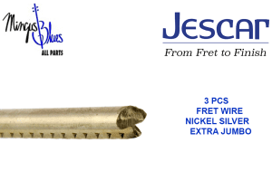JESCAR PACK 3 VARAS- FRETS NICKEL SILVER - EXTRA JUMBO - 3.00mm