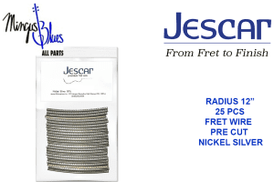 JESCAR RADIO 12" - PRE CUT 25PCS - FRETS NICKEL SILVER - SMALL 2.00