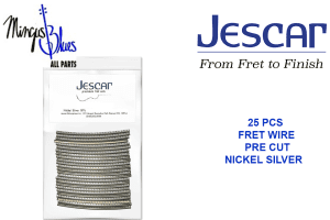 JESCAR PRE CUT 25 PCS - FRETS NICKEL SILVER- JUMBO - 2.70mm