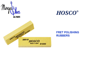 GOMAS PARA PULIR FRETS - Grano #1000